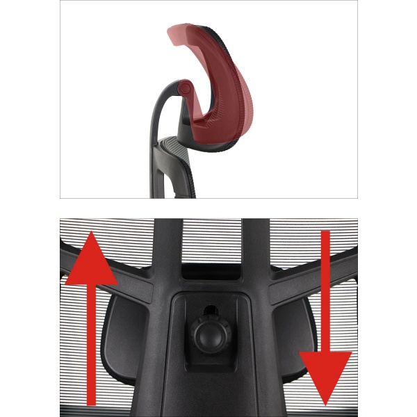 Krzesło obrotowe AKCENT PLUS czarny mechanizm samoważący podłokietniki 4D Stema