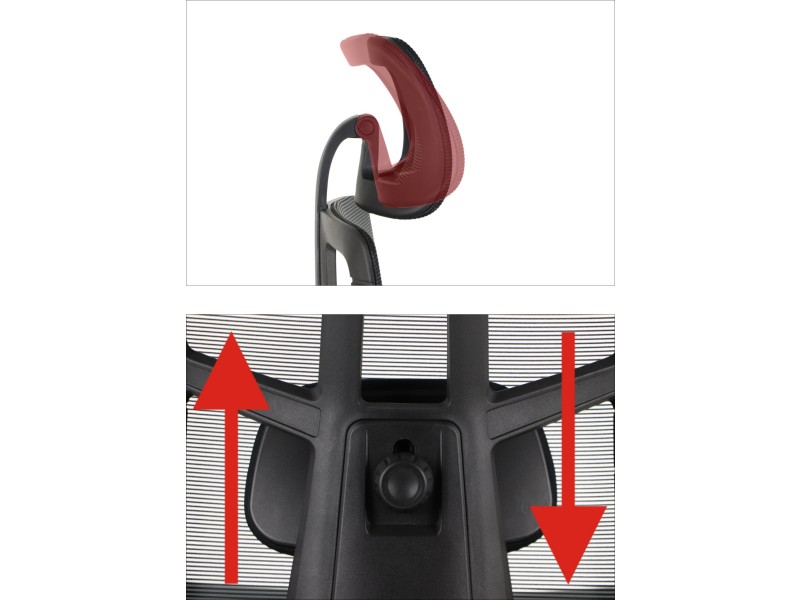 Krzesło obrotowe AKCENT PLUS czarny mechanizm samoważący podłokietniki 4D Stema