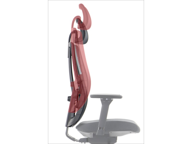 Krzesło obrotowe AKCENT/F PLUS czarny mechanizm samoważący podłokietniki 4D Stema