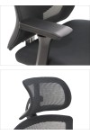 Krzesło obrotowe MITTE mechanizm samoważący podłokietniki 4D Stema