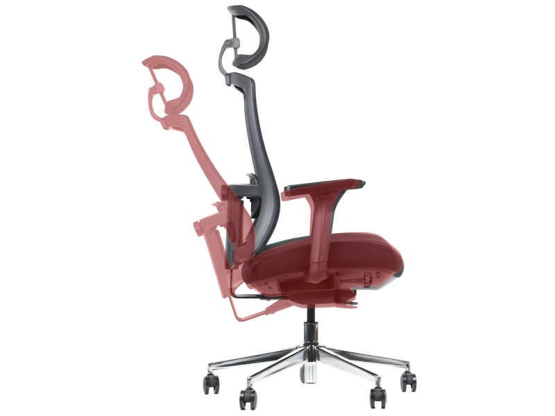 Krzesło obrotowe MITTE mechanizm samoważący podłokietniki 4D Stema