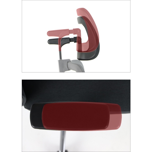 Krzesło obrotowe XELO oparcie tkaninowe Stema