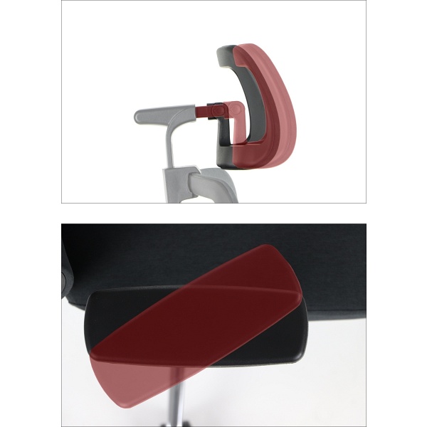 Krzesło obrotowe XELO oparcie tkaninowe Stema