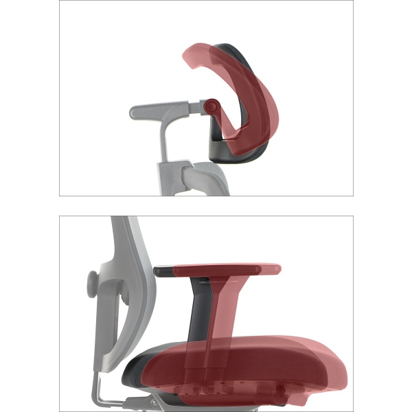 Krzesło obrotowe XELO oparcie tkaninowe Stema