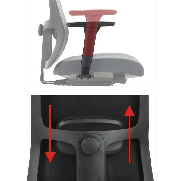 Krzesło obrotowe XELO oparcie tkaninowe Stema