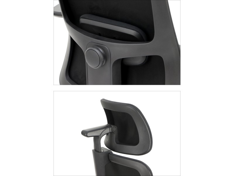 Krzesło obrotowe XELO oparcie tkaninowe Stema