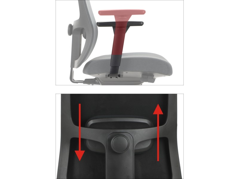 Krzesło obrotowe XELO oparcie tkaninowe Stema