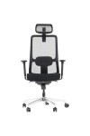 Krzesło obrotowe XELO oparcie siatkowe Stema