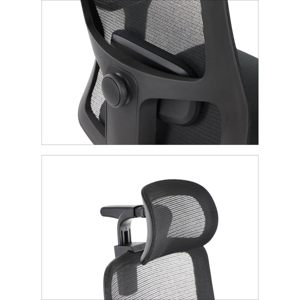 Krzesło obrotowe XELO oparcie siatkowe Stema