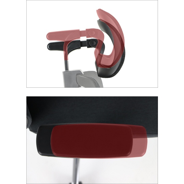 Krzesło obrotowe XELO oparcie siatkowe Stema