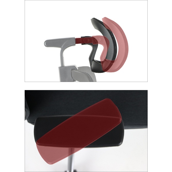 Krzesło obrotowe XELO oparcie siatkowe Stema