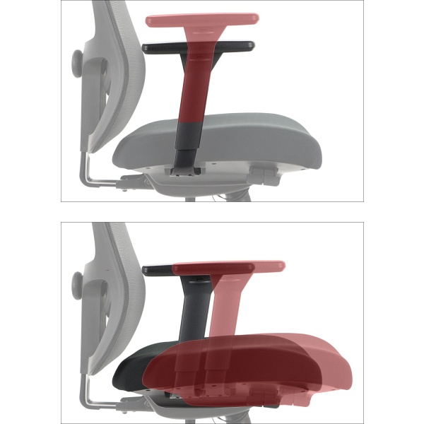 Krzesło obrotowe XELO oparcie siatkowe Stema