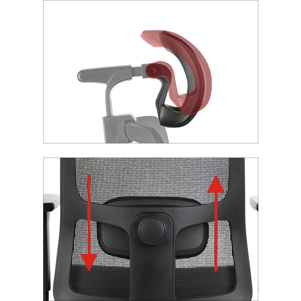 Krzesło obrotowe XELO oparcie siatkowe Stema