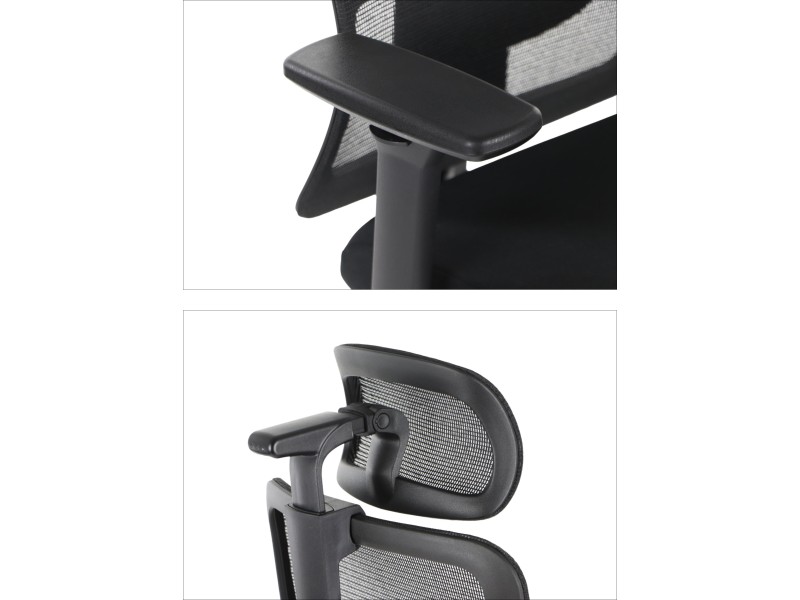 Krzesło obrotowe XELO oparcie siatkowe Stema