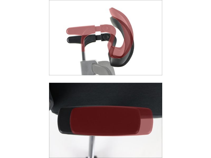 Krzesło obrotowe XELO oparcie siatkowe Stema