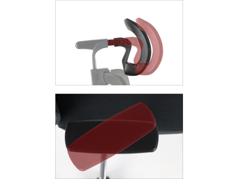 Krzesło obrotowe XELO oparcie siatkowe Stema