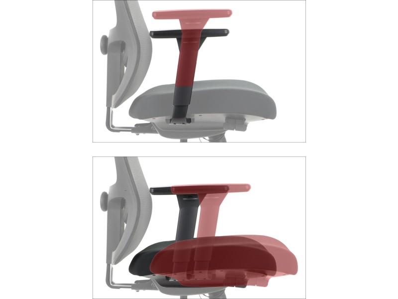 Krzesło obrotowe XELO oparcie siatkowe Stema