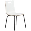 Krzesło  WERDI A czarny/biały Stema