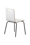 Krzesło  WERDI A czarny/biały Stema