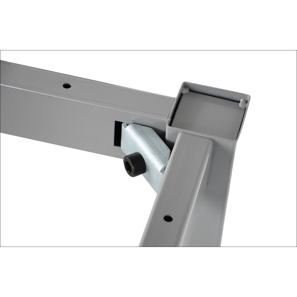 Stelaż ramowy regulowany na wysokość, 136x66 cm - noga o przekroju kwadratowym. Do stołu lub biurka. - Stema