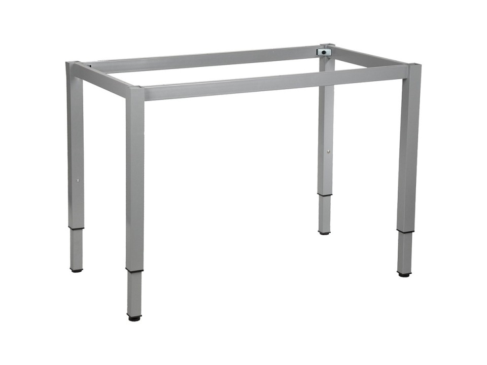 Stelaż ramowy regulowany na wysokość, 136x66 cm - noga o przekroju kwadratowym. Do stołu lub biurka. - Stema