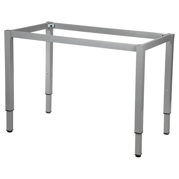 Stelaż ramowy regulowany na wysokość, 156x66 cm - noga o przekroju kwadratowym. Do stołu lub biurka. - Stema