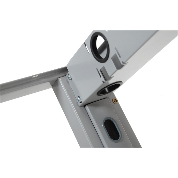 Stelaż metalowy biurka z rozsuwaną belką STL-01, kolor aluminium - Stema