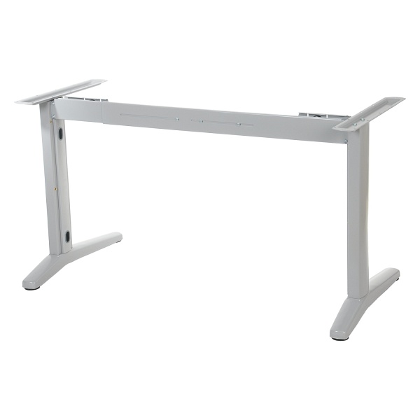 Stelaż metalowy biurka z rozsuwaną belką STL-01, kolor aluminium - Stema