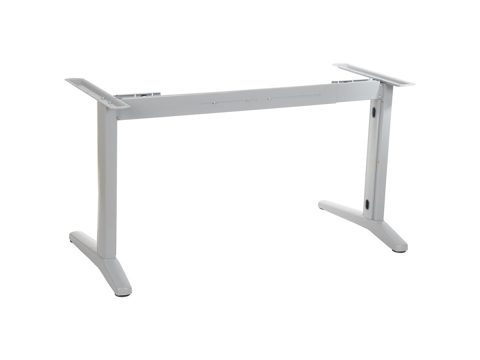 Stelaż metalowy biurka z rozsuwaną belką STL-01, kolor aluminium - Stema