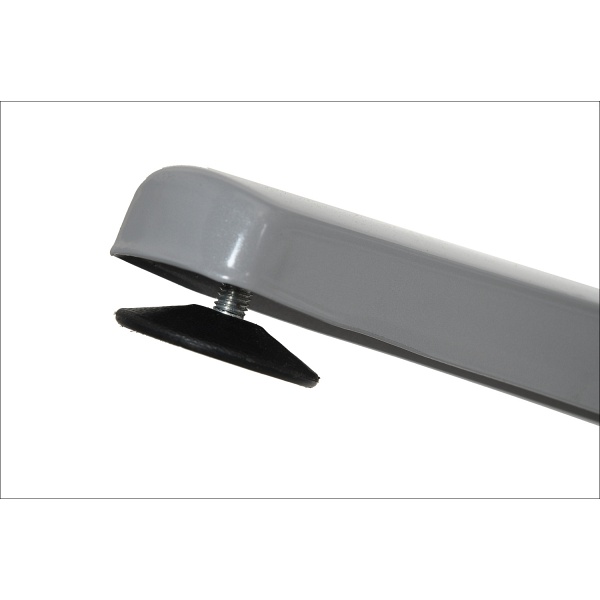 Stelaż metalowy stołu (biurka) z rozsuwaną belką STT-01, kolor aluminium - Stema