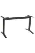 Stelaż metalowy stołu (biurka) z rozsuwaną belką STT-01, kolor czarny - Stema