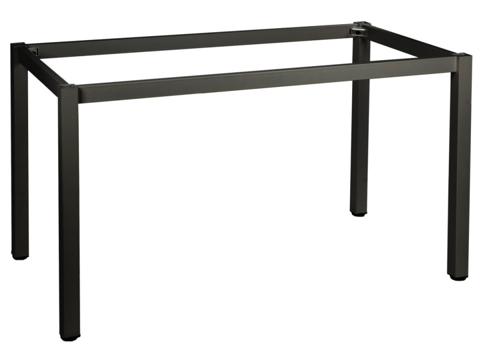 Ramowy stelaż biurka i stołu z nogą kwadratową NY-A057/116/K - 116x76 cm, czarny Stema