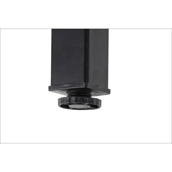 Ramowy stelaż biurka i stołu z nogą kwadratową NY-A057/76/K - 76x76 cm, czarny Stema