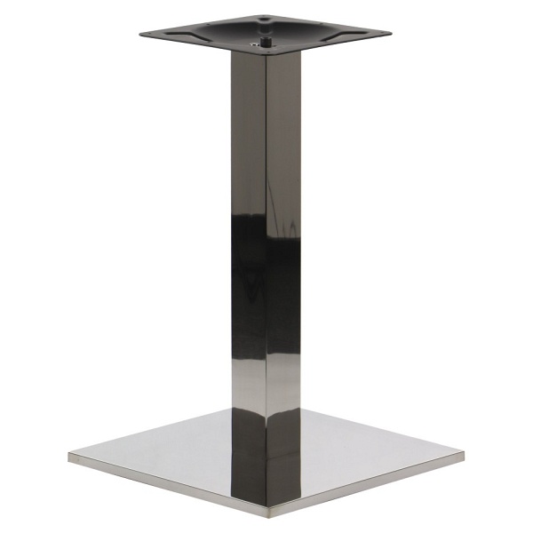 Podstawa stolika ze stali nierdzewnej SH-2002-1/P/8 polerowana - 45x45 cm Stema