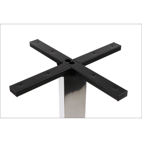 Podstawa stolika ze stali nierdzewnej WYCOFANY-SH-2002-2/P polerowana - 50x50 cm Stema