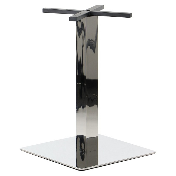 Podstawa stolika ze stali nierdzewnej SH-3002-6/P polerowana - 50x50 cm Stema