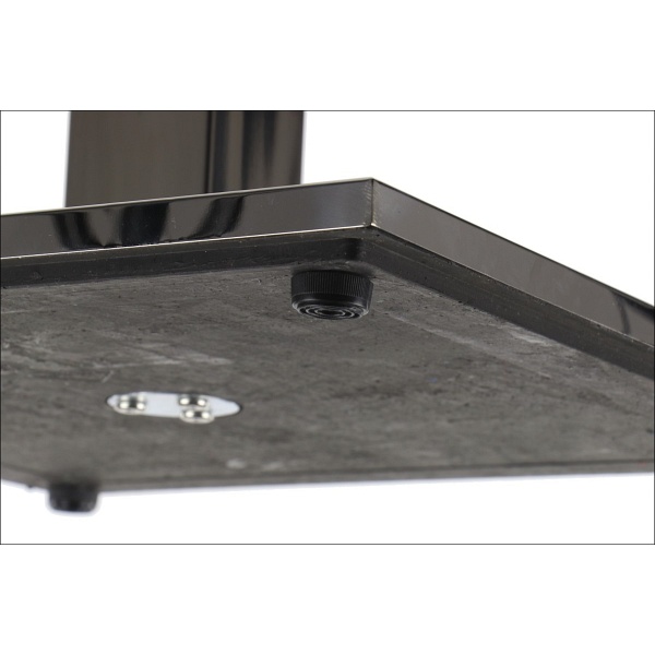 Podstawa stolika ze stali nierdzewnej SH-2002-1/S/8 szczotkowana - 45x45cm Stema