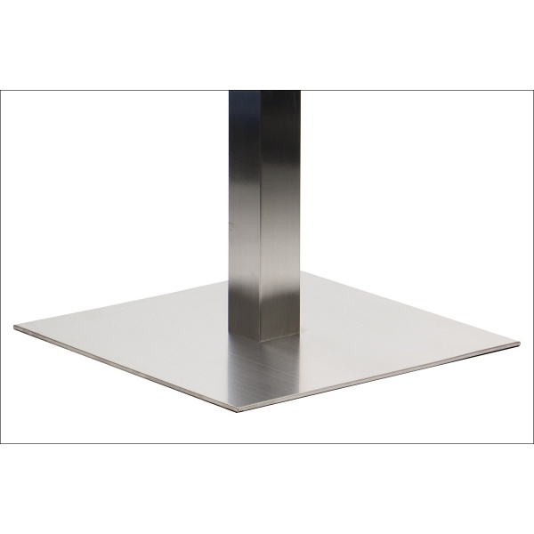Podstawa stolika ze stali nierdzewnej SH-3002-7/S szczotkowana - 55x55 cm Stema