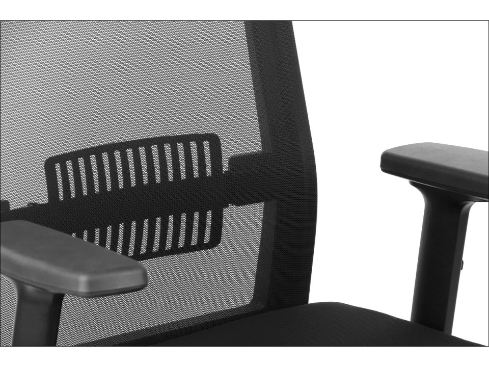 Krzesło obrotowe RIVERTON M/L - różne kolory - czarny-czarny Stema
