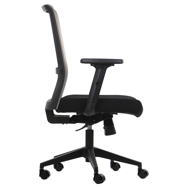 Krzesło obrotowe RIVERTON M/L - różne kolory - czarny-szary Stema