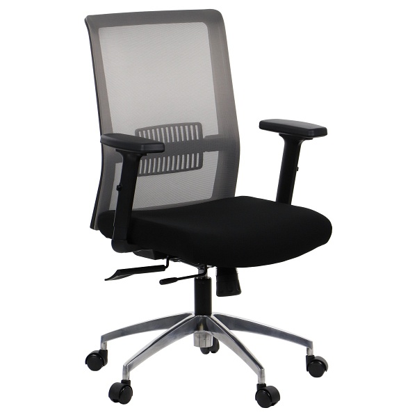 Krzesło obrotowe RIVERTON M/L/AL - różne kolory - czarny-szary Stema