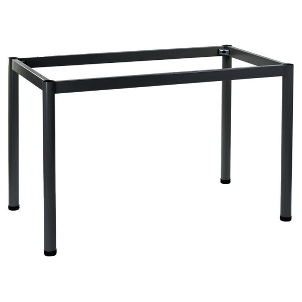 Ramowy stelaż biurka i stołu z nogą okrągłą NY-A057/136/O - WYCOFANY-136x76 cm, grafit Stema