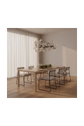 Lampa wisząca BOTANIKA 80 cm -czarna, G9, regulowana, designerska - Step Into Design
