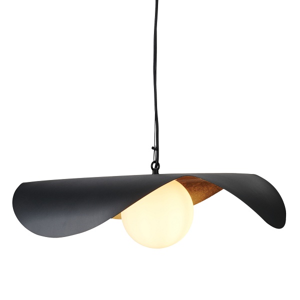 Lampa wisząca ENZO czarno złota 60 cm Step Into Design