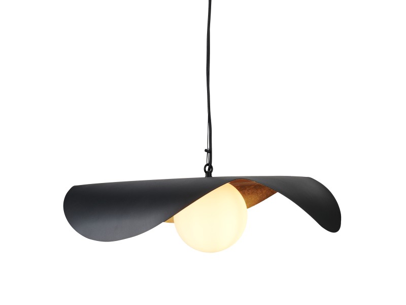 Lampa wisząca ENZO czarno złota 60 cm Step Into Design
