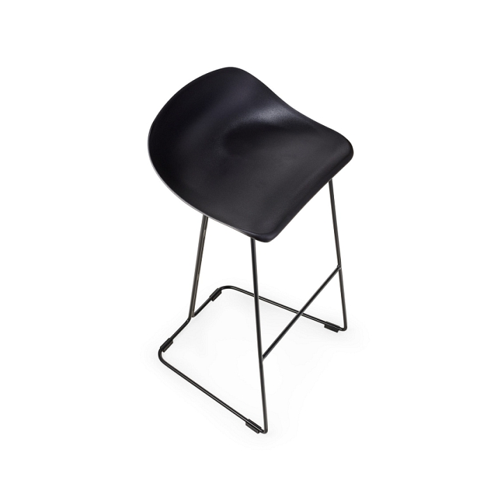 Hoker CARO BAR designerski czarny 75 cm - Step Into Design