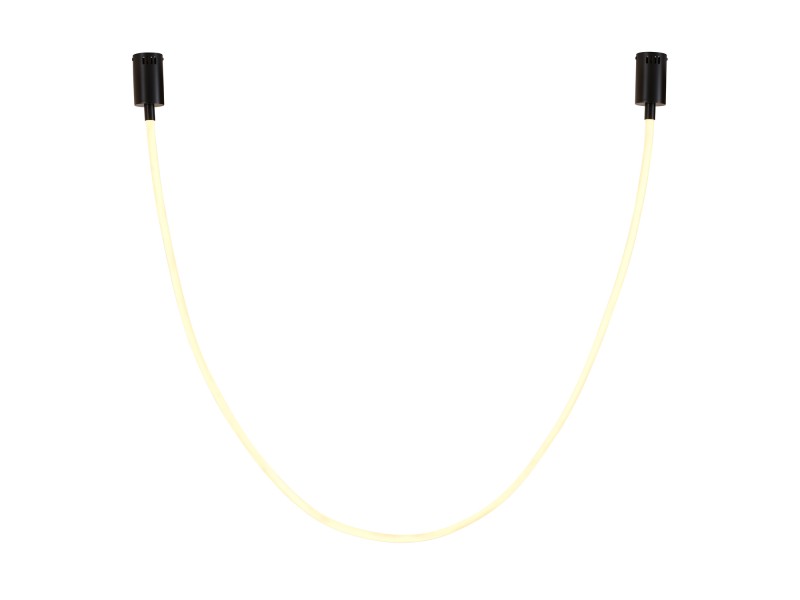 Lampa wisząca SNAKE LED wąż ledowy czarna 300 cm Step Into Design