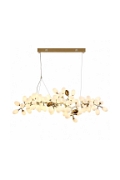 Lampa wisząca VALENTINA 150 cm biało złota - Step Into Design