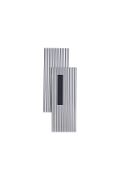 Lampa ścienna NOIR LED, kinkiet czarny ryflowany dwustronny - Step Into Design