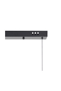 Lampa wisząca BLAKE 140 cm -czarna - Step Into Design